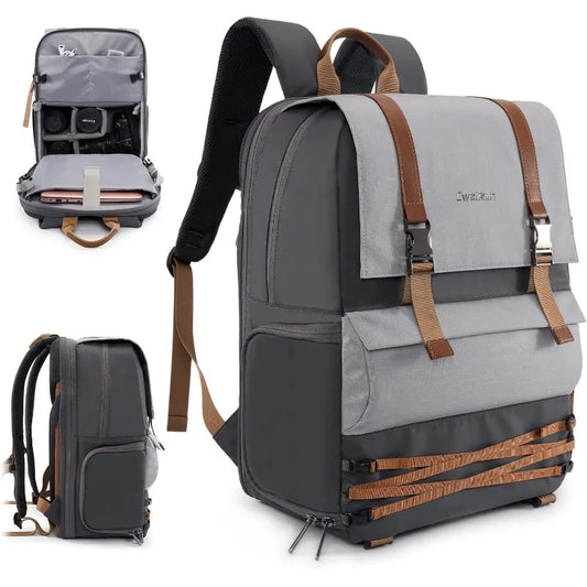 The Ultimate Waterproof Anti-Theft Camera Backpack with Tripod Stand and Laptop Compartment"