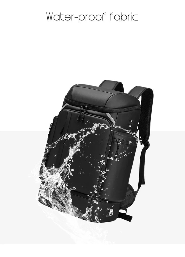 "Ultimate Adventure Companion: The Stylish 50L Backpack for Business and Leisure Travel"