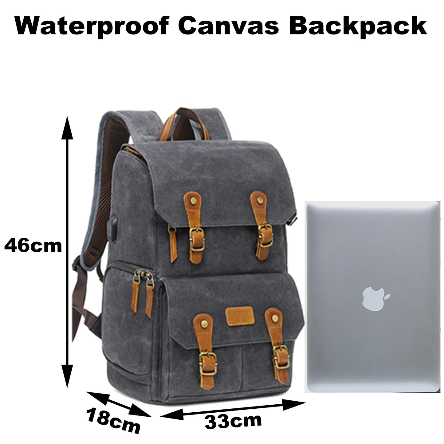 "Capture Everywhere: Stylish Backpack for Photographers on the Go"