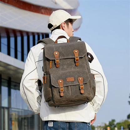 "Capture Everywhere: Stylish Backpack for Photographers on the Go"