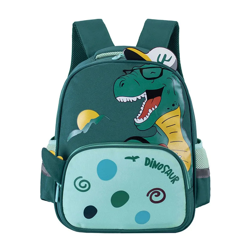 "Dino Fun on the Go: Adorable Cartoon Dinosaur Backpacks for Little Explorers"