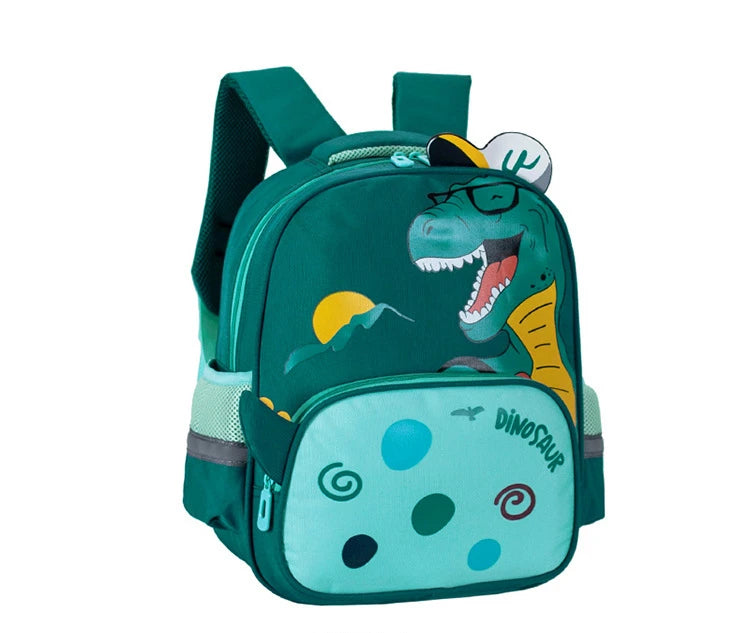 "Dino Fun on the Go: Adorable Cartoon Dinosaur Backpacks for Little Explorers"