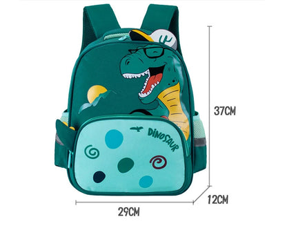 "Dino Fun on the Go: Adorable Cartoon Dinosaur Backpacks for Little Explorers"